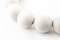 The Bead Chest Natural 20mm Wooden Beads in White for Jewelry Making – Round Loose Wood Spacer Beads I Approximately 20 Beads
